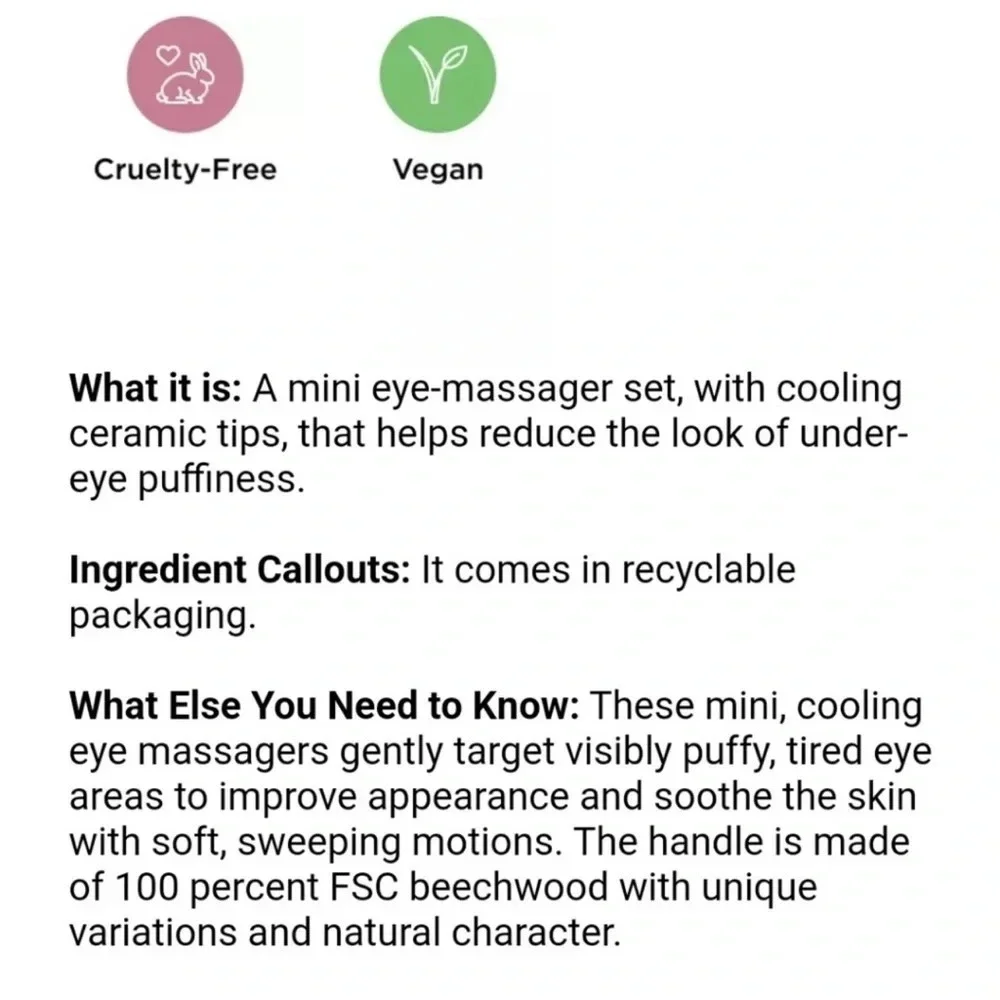 SEPHORA COLLECTION Mini Cooling Eye Set, NIB